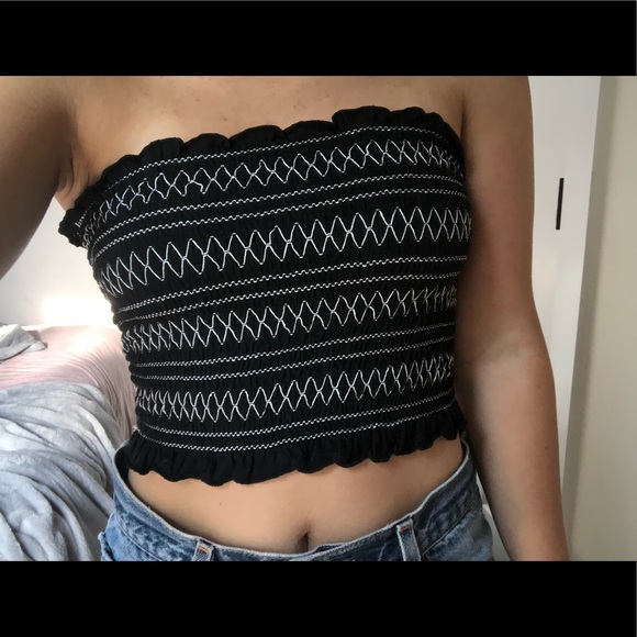 Smocked Tube Top - Picture 1 of 3
